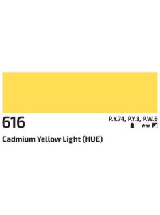 Akril festék Rosa 60ml – 616 kadmium Világos sárga