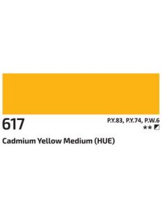 Akril festék Rosa 60ml – 617 kadmium sárga közepes