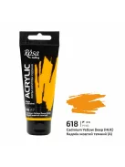Akril festék Rosa 60ml – 618 kadmium Sötét sárga