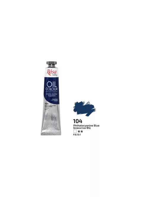 Olajfesték Rosa 45ml – 104 phthalo kék