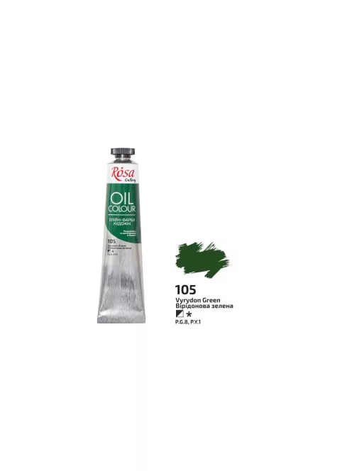 Olajfesték Rosa 45ml – 105 viridian zöld