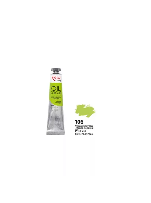 Olajfesték Rosa 45ml – 106 sárga zöld
