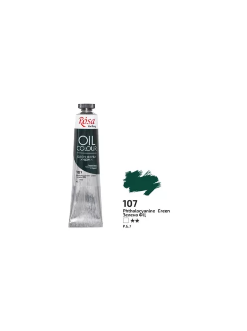 Olajfesték Rosa 45ml – 107 phthalo zöld