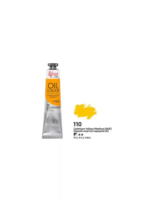 Olajfesték Rosa 45ml – 110 kadmium sárga közepes