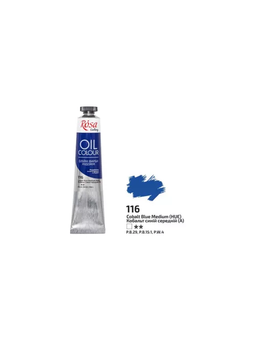 Olajfesték Rosa 45ml – 116 kobalt közepes kék