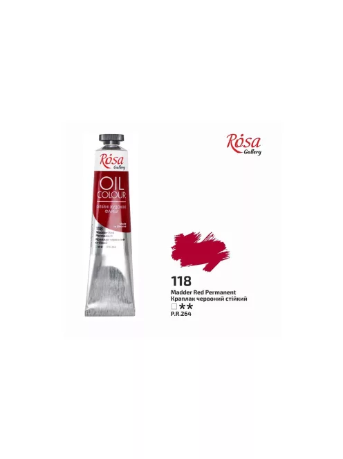 Olajfesték Rosa 45ml – 118 madder vörös