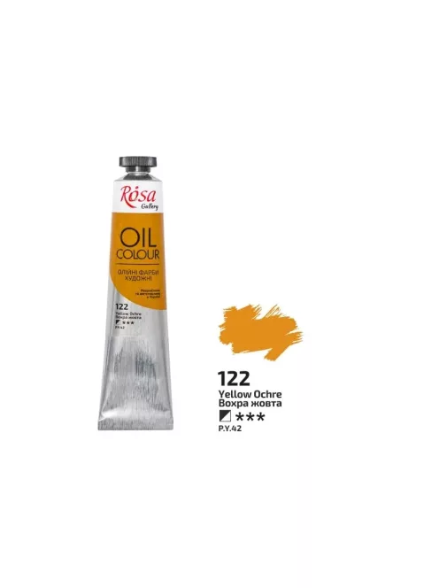 Olajfesték Rosa 45ml – 122 sárga okker