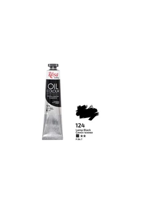 Olajfesték Rosa 45ml – 124 lámpa fekete