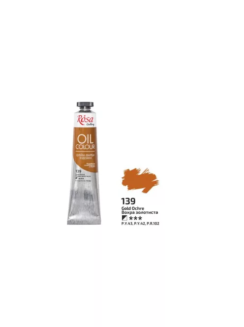 Olajfesték Rosa 45ml – 139 arany okker