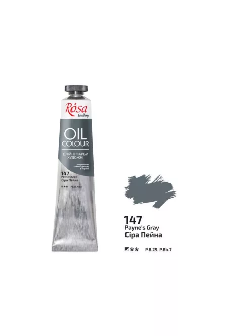 Olajfesték Rosa 45ml – 147 paynes szürke
