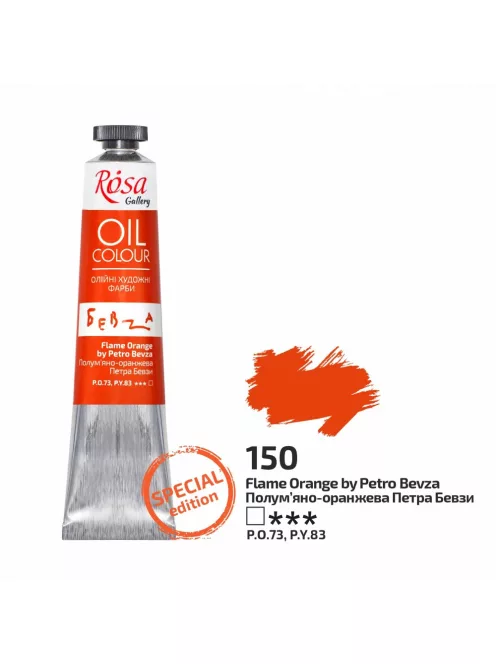 Olajfesték Rosa 45ml – 150 lángnarancs