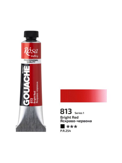 Gouache festék Rosa 20ml – 813 Élénk Red