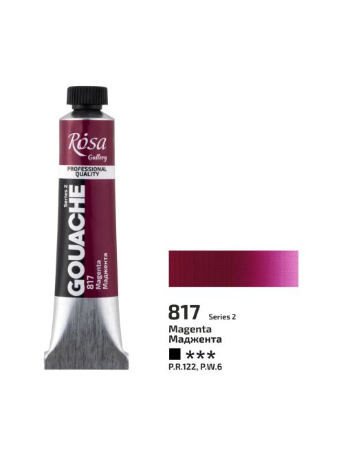 Gouache festék Rosa 20ml – 817 Magenta