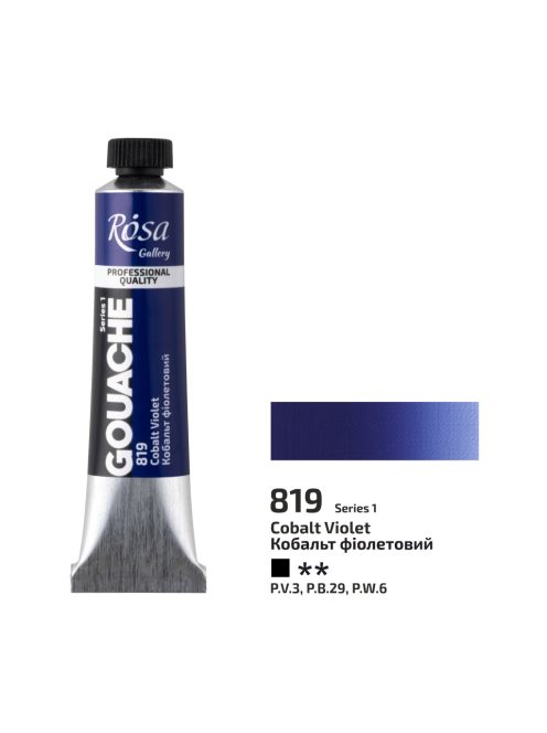 Gouache festék Rosa 20ml – 819 Kobalt lila