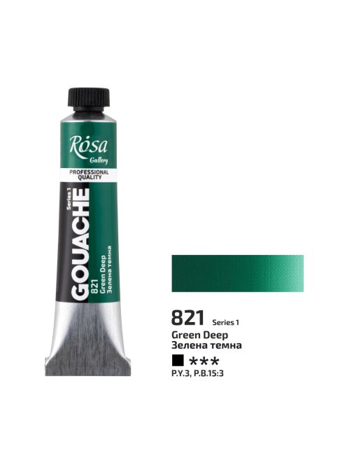 Gouache festék Rosa 20ml – 821 Green sötét