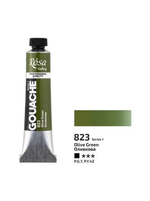 Gouache festék Rosa 20ml – 823 Olive Green