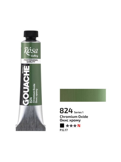 Gouache festék Rosa 20ml – 824 króm Oxide