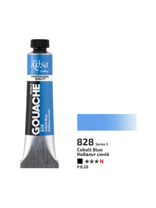 Gouache festék Rosa 20ml – 828 Kobalt kék