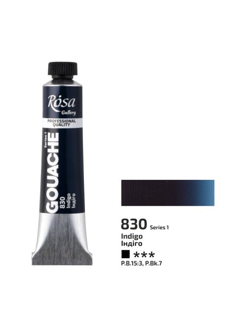 Gouache festék Rosa 20ml – 830 Indigó