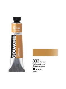 Gouache festék Rosa 20ml – 832 Sárga okker