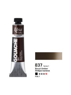 Gouache festék Rosa 20ml – 837 Égetett umbra