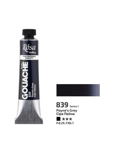 Gouache festék Rosa 20ml – 839 Payne's Grey