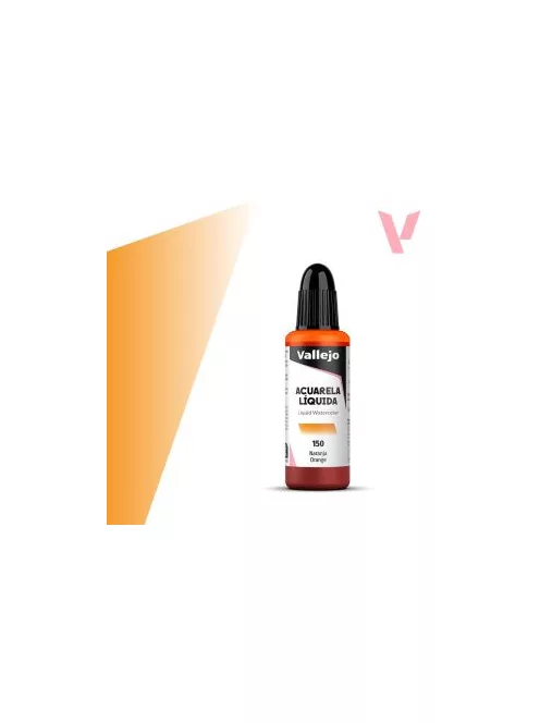 Vallejo folyékony akvarellfesték 32ml  150 Orange