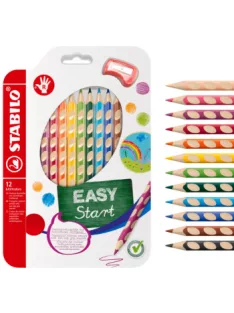   Színes ceruzakészlet Stabilo EASYcolors R 12 db Set hegyezővel