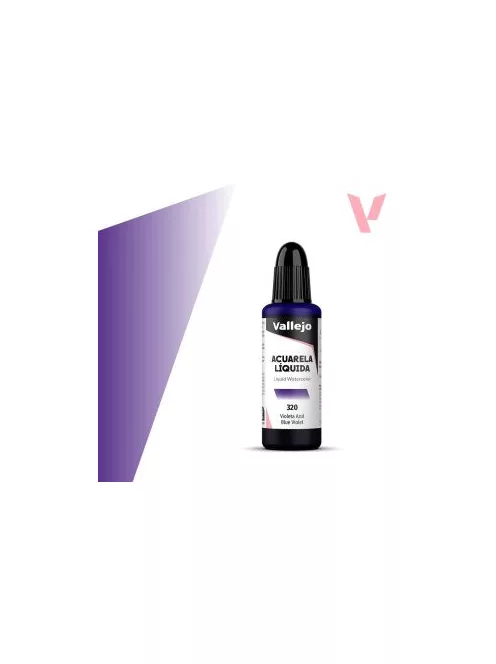 Vallejo folyékony akvarellfesték 32ml  320 Blue Violet