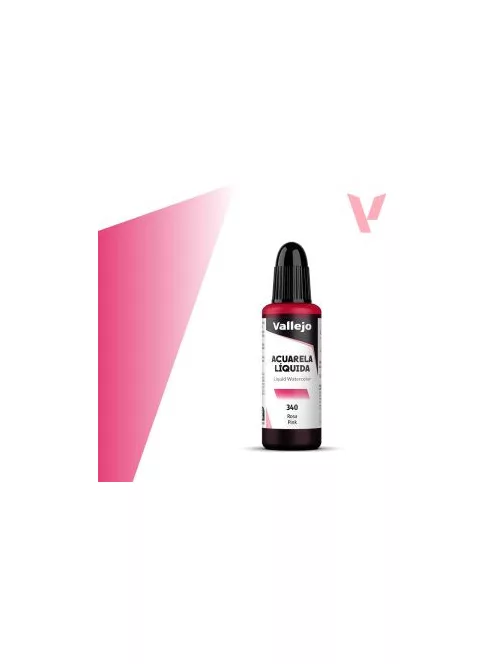 Vallejo folyékony akvarellfesték 32ml  340 Pink