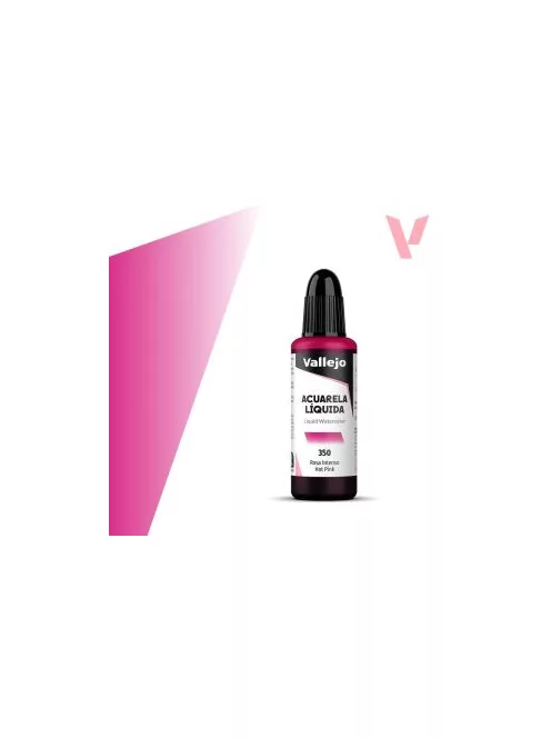 Vallejo folyékony akvarellfesték 32ml  350 Hot Pink
