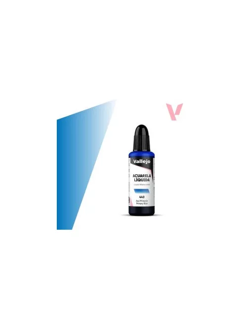 Vallejo folyékony akvarellfesték 32ml  440 Primary Blue