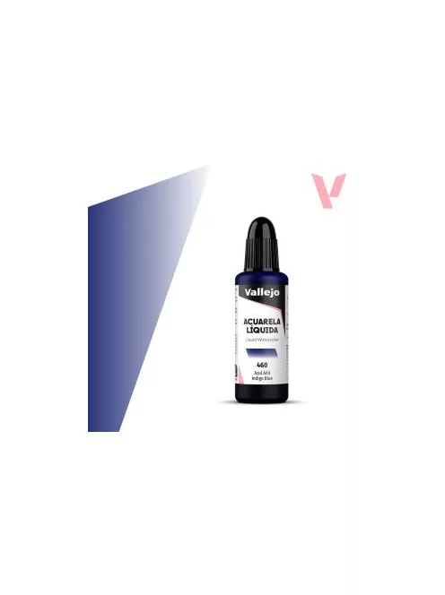 Vallejo folyékony akvarellfesték 32ml  460 Indigo Blue