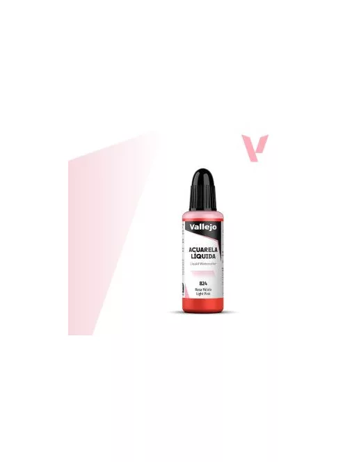 Vallejo folyékony akvarellfesték 32ml  824 Light Pink