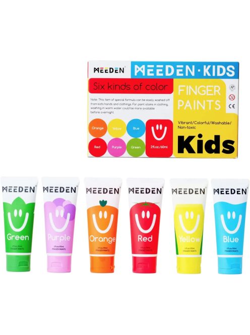 Meeden ujjfesték készlet 6 db-os