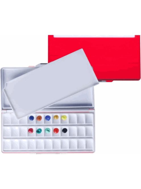 Légmentesen záródó univerzális paletta 32x16cm piros