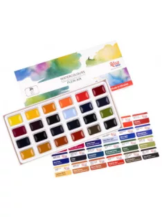 Rosa Studio Watercolour Paint Set 24 pcs – Plein Air