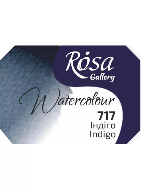 Rósa Gallery akvarell festék - egész szilke 2,5 ml - Indigó 717