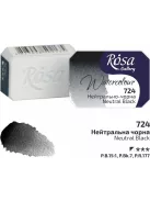 Rósa Gallery akvarell festék - egész szilke 2,5 ml - Fekete 724