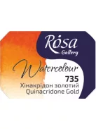 Rósa Gallery akvarell festék - egész szilke 2,5 ml - Kinakridon arany 735