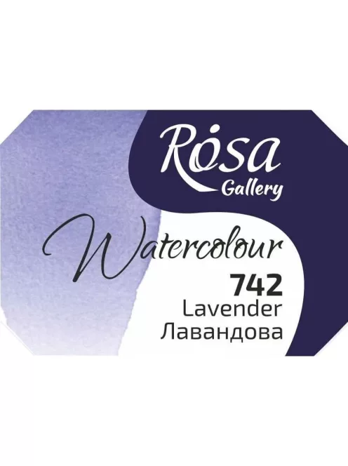 Rósa Gallery akvarell festék - egész szilke 2,5 ml - Levendula 742
