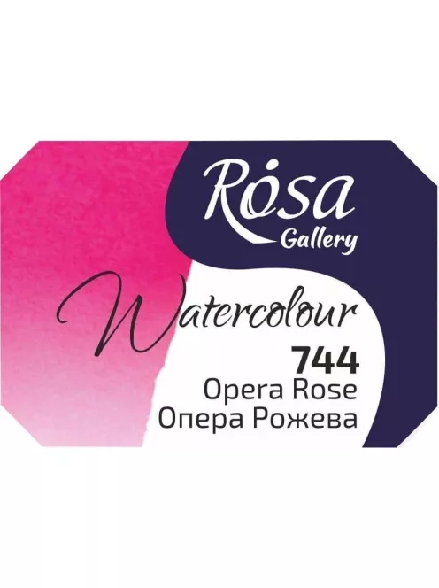 Rósa Gallery akvarell festék - egész szilke 2,5 ml - Opera rózsaszín 744