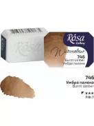 Rósa Gallery akvarell festék - egész szilke 2,5 ml - Égetett umbra 746