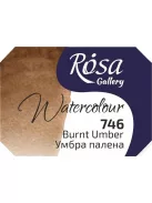 Rósa Gallery akvarell festék - egész szilke 2,5 ml - Égetett umbra 746