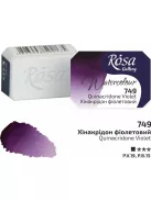 Rósa Gallery akvarell festék - egész szilke 2,5 ml - Kinakridon ibolya 749