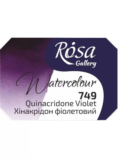 Rósa Gallery akvarell festék - egész szilke 2,5 ml - Kinakridon ibolya 749