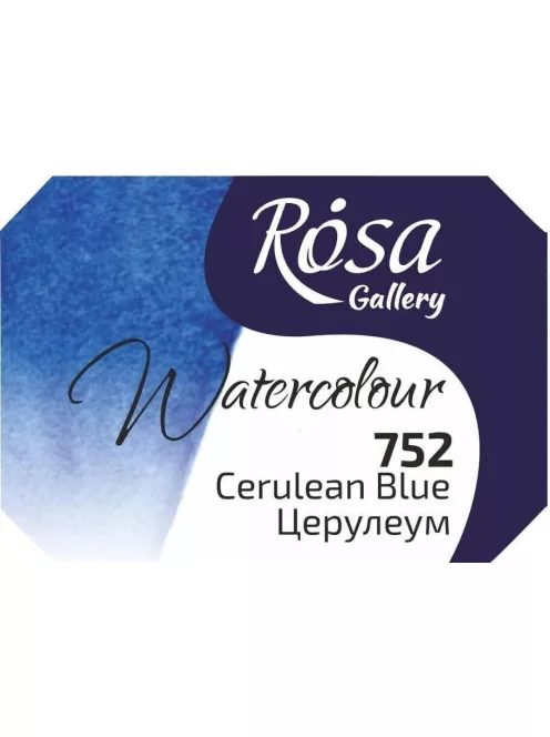 Rósa Gallery akvarell festék - egész szilke 2,5 ml - Cölinkék 752