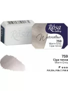 Rósa Gallery akvarell festék - egész szilke 2,5 ml - Melegszürke 759
