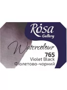 Rósa Gallery akvarell festék - egész szilke 2,5 ml - Ibolyás fekete 765