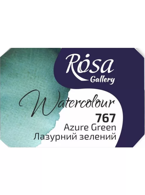 Rósa Gallery akvarell festék - egész szilke 2,5 ml - Tengerzöld 767